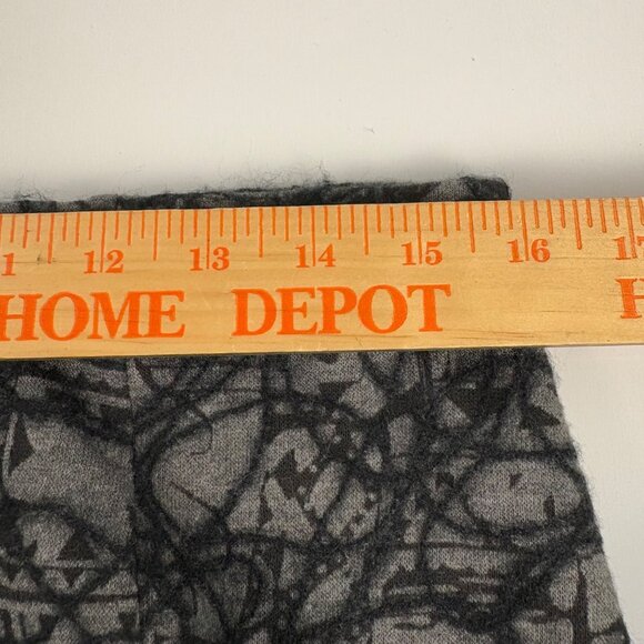 Conrad C Collection Abstract Print A-Line Midi Pull-On Skirt Gray Black Size 8 - Picture 6 of 9